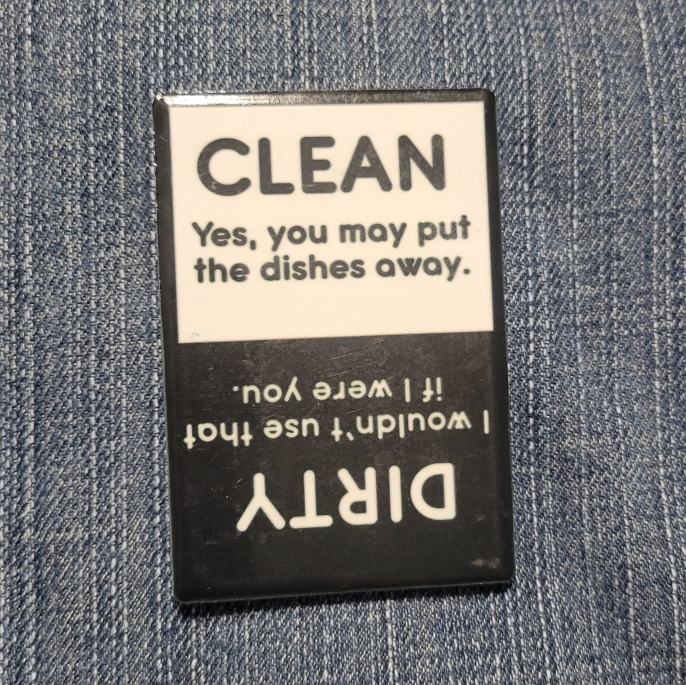 Fun Dishwasher Magnet Clean Dirty
